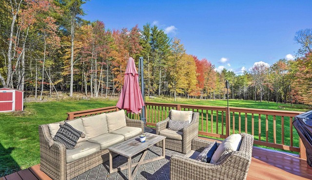 Game Room & Spacious Yard: 10-Acre Catskills Home!