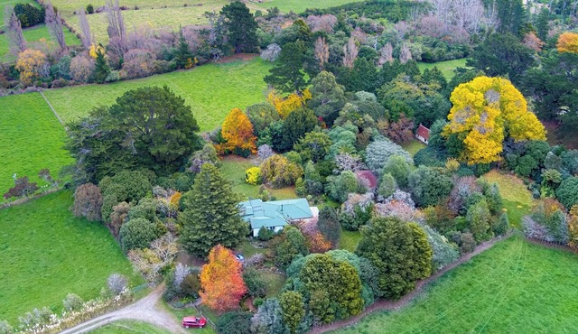 Garden paradise, rural Wairarapa farmhouse