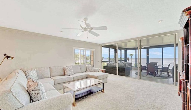 Gated Riverfront Condo w/Snowbird Appeal – 30-Day Stay Required
