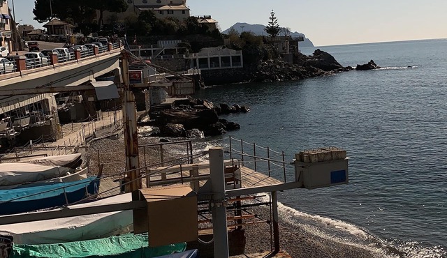 Genoa Quarto splendid one bedroom apartment with terrace 5 minutes from the sea