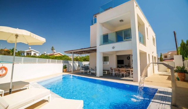 Geo Panoramic Villa Konnos/Seaview+Pool+Gym