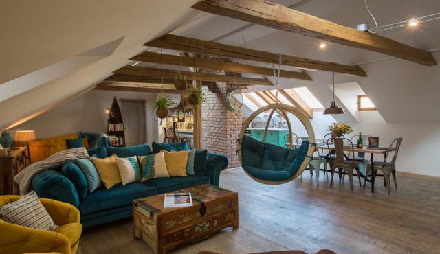 Gigantic Boho Chic 3 Bedroom 3 Bathroom Loft with Hanging Chair
