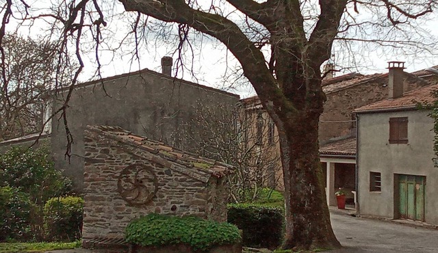 Gite La maison d'Adèle in black mountain village near Revel St Ferréol