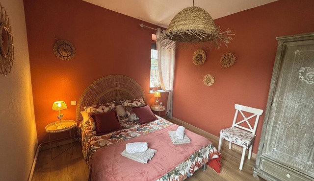 Gite of charm, very cozy located in the heart of the Alsatian vineyard under the castles
