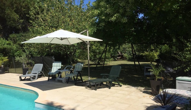 Gite with pool & fab gardens 5 mins from quaint village with restaurants & shop