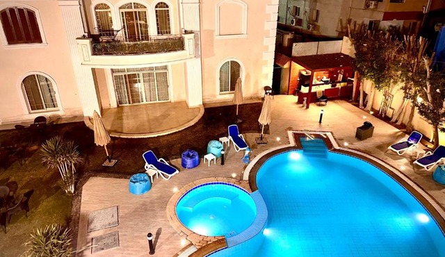 Giza Palace Pyramids View