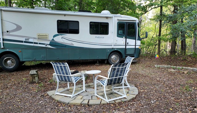 Glamping in the woods, beautiful property one hour from NYC.