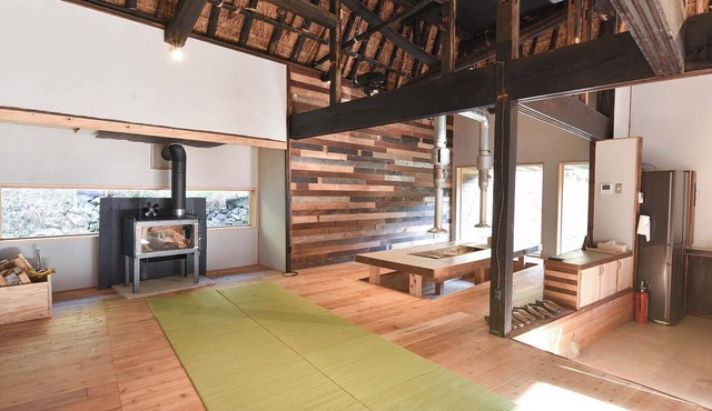 Glamping meals included Maenomeri Building/Sayo District Hyōgo