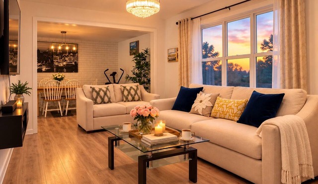 Glow Art Retreat 3BR Upper-Level Guest Suite Near Midtown ATL