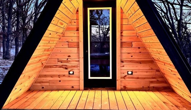 Gorgeous A-Frame with Panoramic Views, Nestled Atop White Oak Ridge, Wisconsin