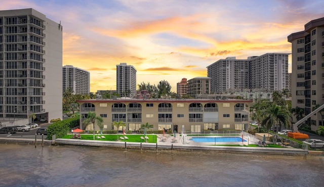 Gorgeous direct Intracoastal views in the heart of Pompano Beach
