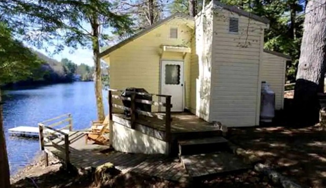 Gorgeous Lakefront Cottage Nestled Amidst Trees in Meredith, New Hampshire