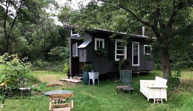 Gorgeous Tiny House Rental for a Glamping Getaway near Saratoga Springs in Upstate New York