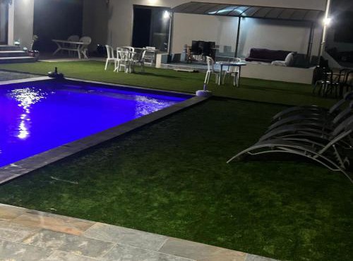grande villa avec piscine