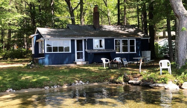 Great East Lakefront with Private beach and dock. Hear the loons!