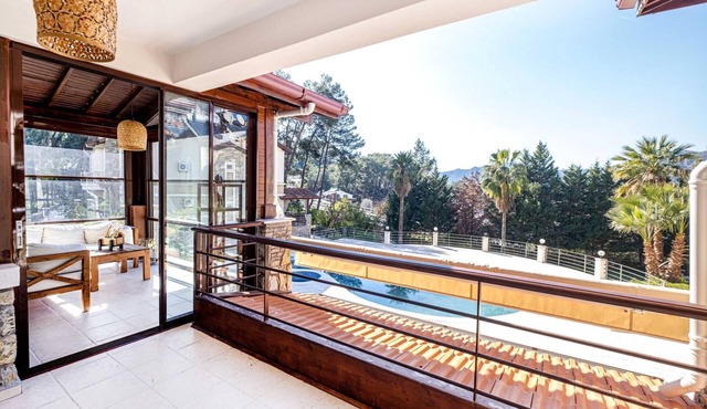 Great House with Shared pool and Balcony in Gocek