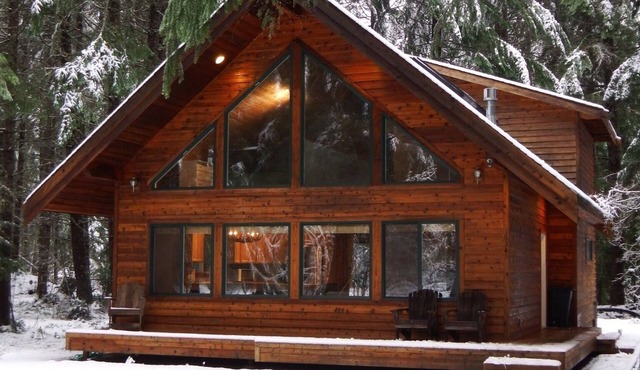 Greenwater chalet/cabin - 3 bed + loft - 2 full baths