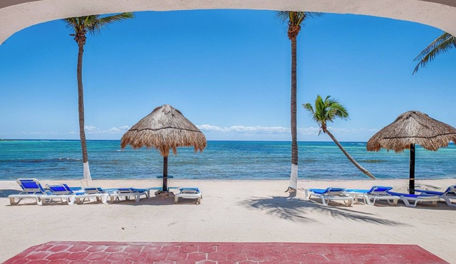 Ground Floor Beachfront 2 BR 2 BA condo with Wifi and AC