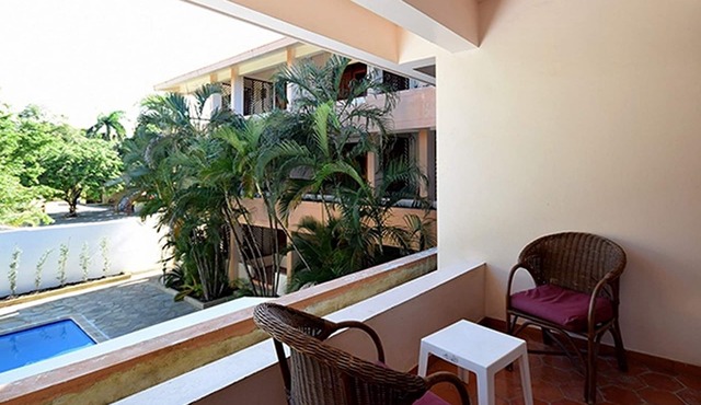 Guest-friendly hotel room in central Sosua, free yummy breakfast