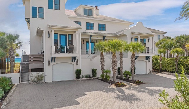Gulf-Front Home with Infinity Pool, Game Room and Beach Access