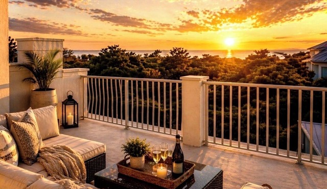 Gulf-view Rooftop Escape Near Shunk Gulley & Beach
