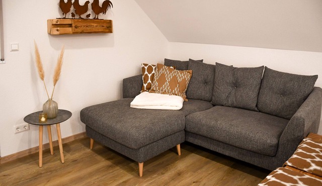 Hühnerstall, 65qm, Balkon, 2 Schlafzimmer, max. 6 Personen