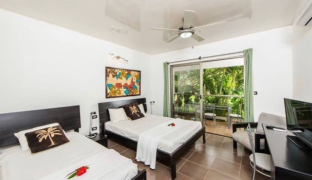 Hacienda JJ Beach Area. Spacious and familiar