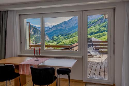 HAKs Alpine Studio with Mountain View Leukerbad