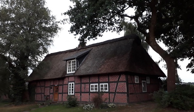 Half-timbered house near Teufelsmoor between Hamburg & Bremen