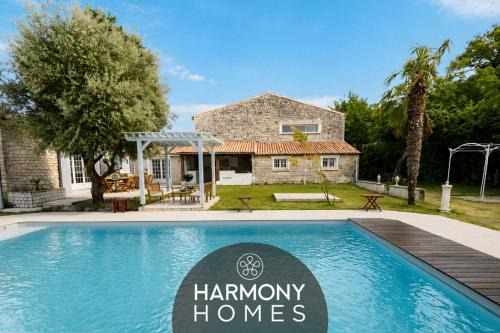Harmony Homes Saint-Sulpice-de-Royan - Heated Pool & Beaches 15 min Away