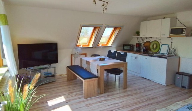 Haus im Wind