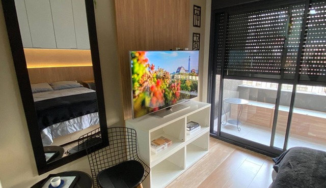 Haus Mitre Perdizes - New, impeccable studio: PUC-SP, Allianz Park, Shop Bourbon