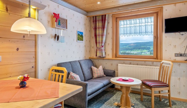 Haus Schmid – Buntspecht Apartment: South-Facing Balcony, Bright, Modern, Wi-Fi, Black Forest View