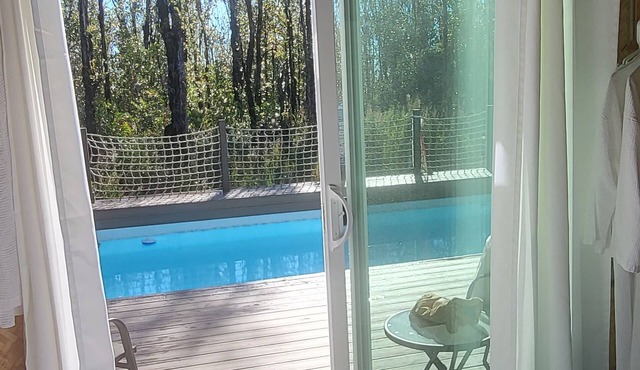 Hawaiian Naturist Park. Clothing optional bed and breakfast. Cabin 1