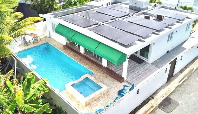 Hear the Waves | Luquillo Stay Walking Distance to the Beach, Nearby Rainforest & Ferry Access