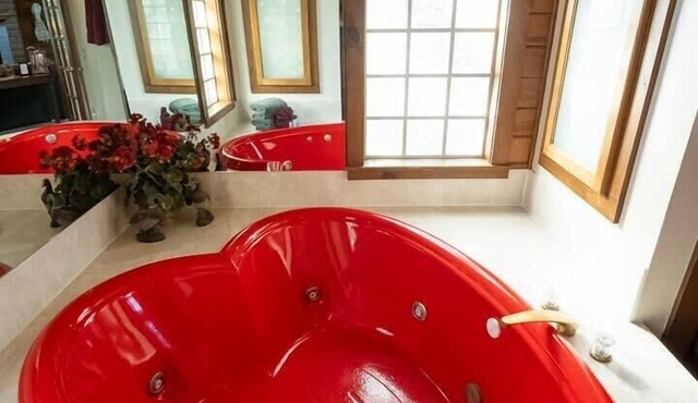 Heart Shaped Tub for Two, Cabin, Views for miles!