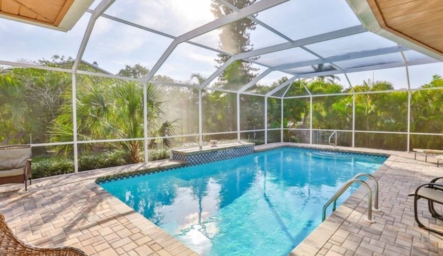 Heated Pool~Massive Spanish Home~Water Views~Sunset Deck~Grill~WIFI~Near Beaches