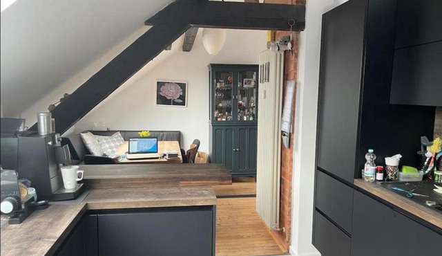 Helle Dachwohnung mit Dachterasse