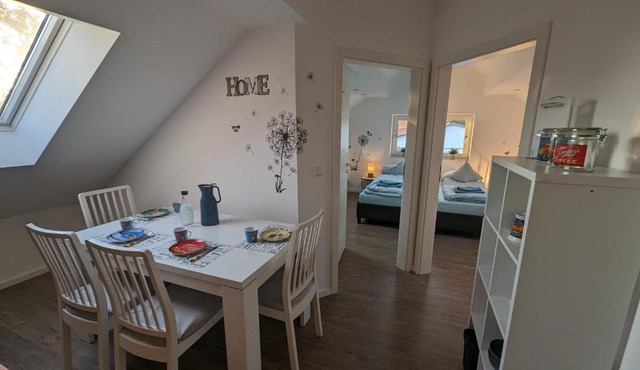 Helle Wohnung mit zwei Schlafzimmern