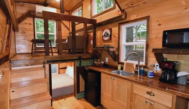 Hemlock Tiny Home at Bleu Canoe Campground