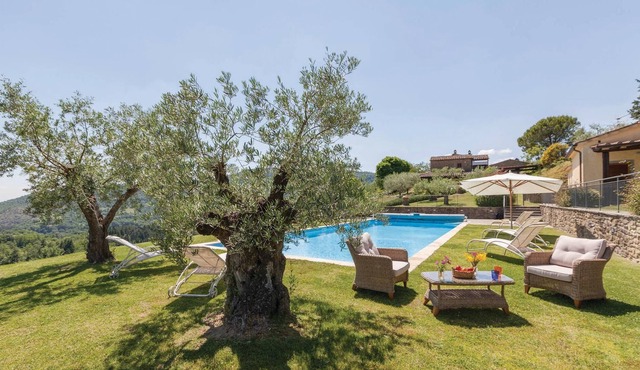 Here you will occupy part of a semi-detached house in Tuscany with swimming pool and Jacuzzi for you