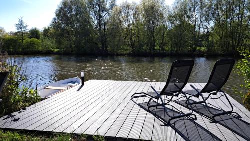 Het waterchalet op monumentaal fort