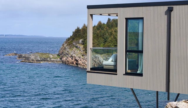 Hideaway Herdla 2 – unique and luxurious cabin 15 m above the sea