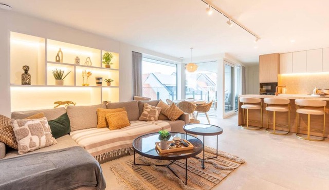 High-end new apartment with 2 bedrooms