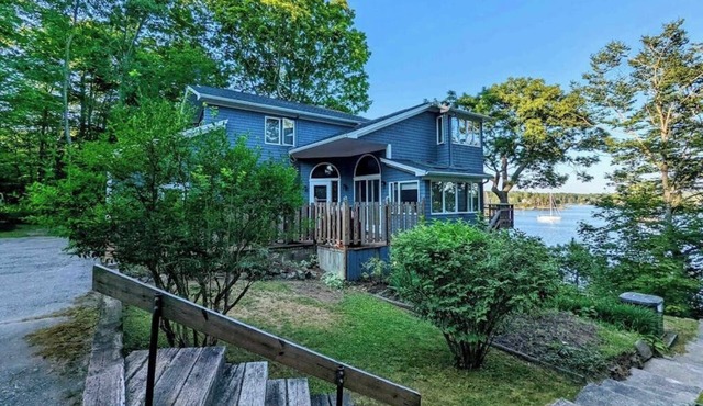 High View- Serene waterfront home w/a dock, large deck & amazing views!