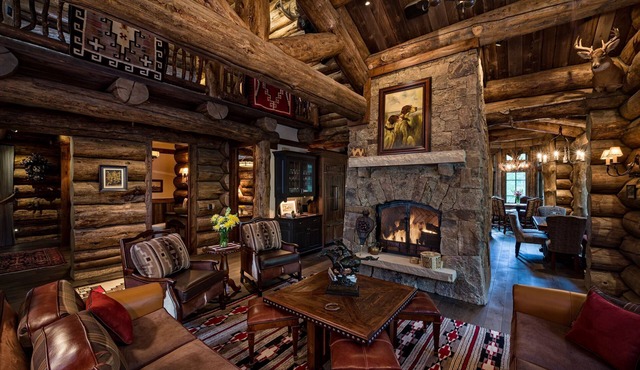 Highcliffe Lodge: Masterpiece of Rugged Elegance and Alpine Luxury, TOV Garage!