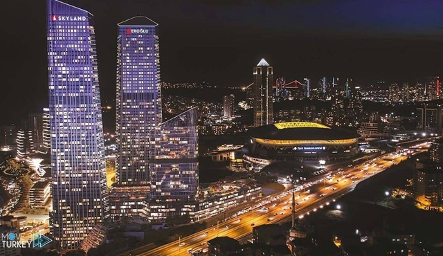 Highest Luxury Tower Skyland Istanbul Studio Apartment