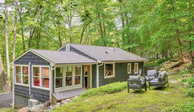Hiking Trails On-Site: Wooded New Millford Escape!