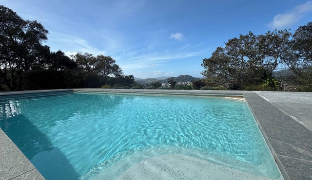 Hillside Oasis between San Francisco & Napa. Big Views + Pool!