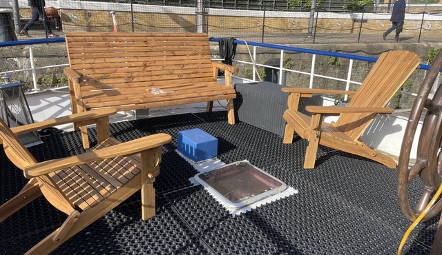 Historic Dutch Barge | Private Sun Deck | St Katharine Docks, Tower Bridge